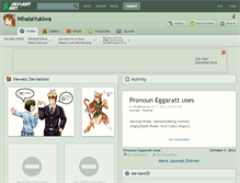 Tablet Screenshot of nihatayukiwa.deviantart.com
