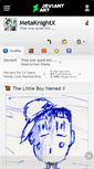 Mobile Screenshot of metaknightx.deviantart.com
