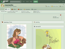 Tablet Screenshot of maranianthe.deviantart.com