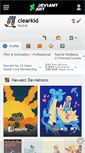 Mobile Screenshot of clearkid.deviantart.com