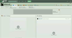 Desktop Screenshot of netherwulf.deviantart.com