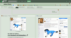 Desktop Screenshot of italian-pitbull.deviantart.com