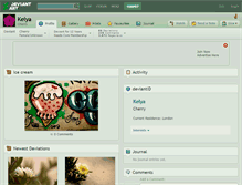 Tablet Screenshot of kelya.deviantart.com