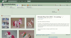 Desktop Screenshot of customsbypandabear.deviantart.com