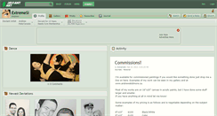 Desktop Screenshot of extremesi.deviantart.com
