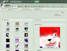 Tablet Screenshot of nightzo.deviantart.com