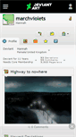 Mobile Screenshot of marchviolets.deviantart.com
