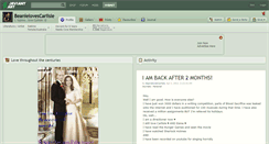 Desktop Screenshot of beanielovescarlisle.deviantart.com