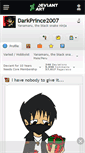 Mobile Screenshot of darkprince2007.deviantart.com