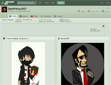 Tablet Screenshot of darkprince2007.deviantart.com