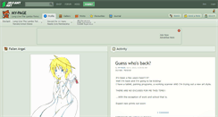 Desktop Screenshot of my-page.deviantart.com