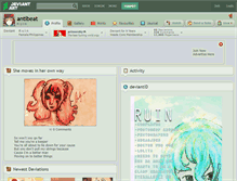 Tablet Screenshot of antibeat.deviantart.com