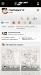 Mobile Screenshot of marinasea17.deviantart.com