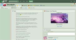 Desktop Screenshot of pink-haired.deviantart.com