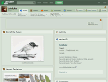 Tablet Screenshot of bolduke.deviantart.com