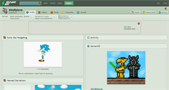 Desktop Screenshot of kindlylove.deviantart.com