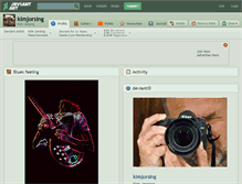 Tablet Screenshot of kimjorsing.deviantart.com