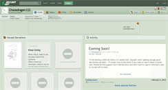 Desktop Screenshot of chaosdragon123.deviantart.com