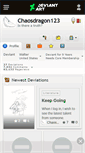 Mobile Screenshot of chaosdragon123.deviantart.com