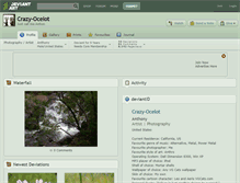 Tablet Screenshot of crazy-ocelot.deviantart.com