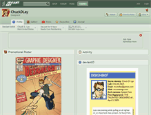 Tablet Screenshot of chuckdlay.deviantart.com