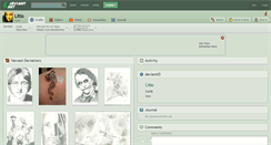 Desktop Screenshot of litio.deviantart.com