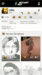 Mobile Screenshot of litio.deviantart.com