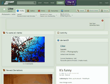 Tablet Screenshot of lvee.deviantart.com