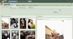 Desktop Screenshot of carrie7287.deviantart.com
