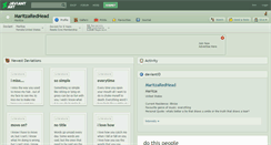 Desktop Screenshot of maritzaredhead.deviantart.com