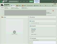 Tablet Screenshot of douanier.deviantart.com