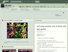 Tablet Screenshot of jsz-jazz.deviantart.com