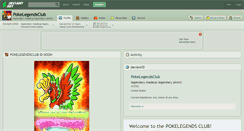 Desktop Screenshot of pokelegendsclub.deviantart.com