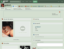 Tablet Screenshot of goddess5.deviantart.com
