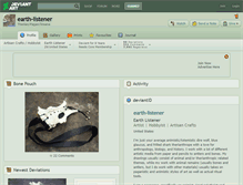 Tablet Screenshot of earth-listener.deviantart.com