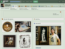 Tablet Screenshot of d0rian0.deviantart.com