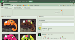 Desktop Screenshot of flowerinka.deviantart.com