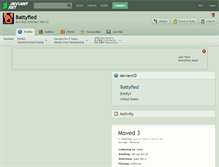 Tablet Screenshot of battyfied.deviantart.com