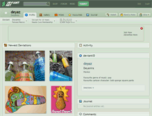 Tablet Screenshot of deyaz.deviantart.com