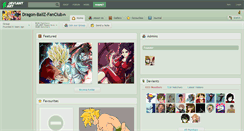 Desktop Screenshot of dragon-ballz-fanclub.deviantart.com