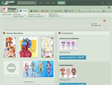 Tablet Screenshot of kiriyan.deviantart.com