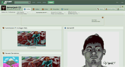 Desktop Screenshot of demonjack123.deviantart.com