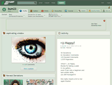 Tablet Screenshot of bum23.deviantart.com