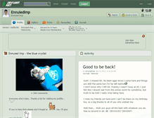 Tablet Screenshot of ennuiedimp.deviantart.com