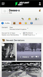Mobile Screenshot of deeee-x.deviantart.com