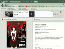 Tablet Screenshot of abi07.deviantart.com