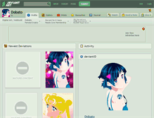 Tablet Screenshot of dobato.deviantart.com