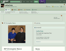 Tablet Screenshot of luthorcorp.deviantart.com