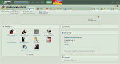 Desktop Screenshot of hiddenmeadowfarms.deviantart.com
