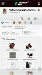 Mobile Screenshot of hiddenmeadowfarms.deviantart.com